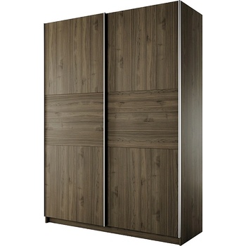 IRIM Гардероб с плъзгащи врати двукрилен Сити 1034 орех адмирал