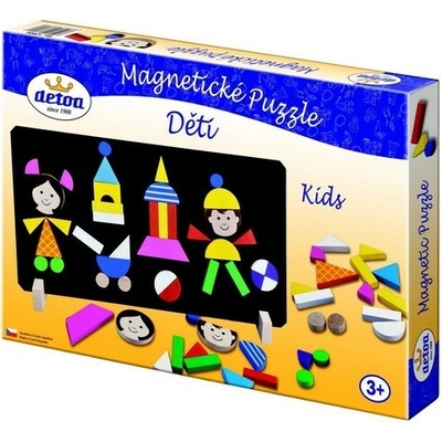 Magnetické puzzle Děti dřevěné