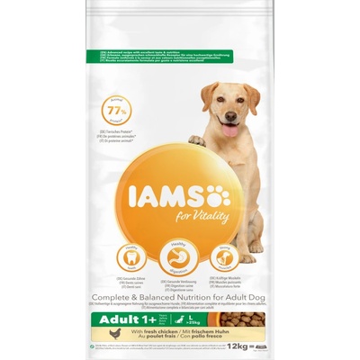 IAMS Puppy Large 1-12 mesiacov s čerstvým kuracím 12 kg
