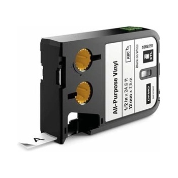 DYMO XTL 1868751, 12mm x 7m, черен печат/бял фон, оригинална лента (1868751)