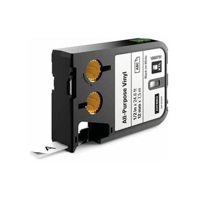 DYMO XTL 1868751, 12mm x 7m, черен печат/бял фон, оригинална лента (1868751)