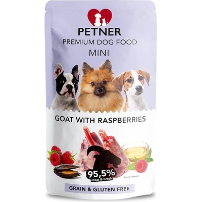 Petner Mini kozie mäso s malinami 150 g