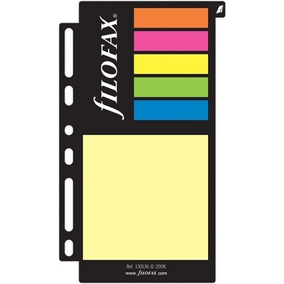 Filofax barevné lepící papírky (post-it)