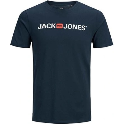 Jack & Jones pánské triko JJECORP 12137126 Navy Blazer