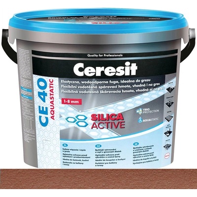 Ceresit CE40 AQUASTATIC flexibilná škárovacia hmota 2kg,49 Clinker