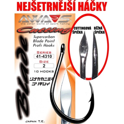 Awa-Shima Cutting Blade 4310 black nickel vel.5 10 ks