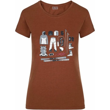 Kilpi Дамска тениска с къс ръкав Kilpi TORNES-W Тъмночервена Kilpi | Cherven | ЖЕНИ | 42