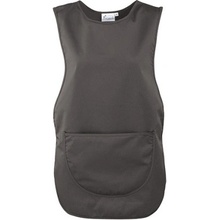 Premier Workwear Dámska tabardová zástera PR171 Dark Grey Pantone 431