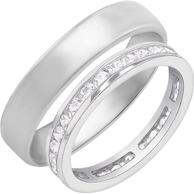 Eppi Eternity prsten s diamanty a pánský komfortní prsten Branko RW43665