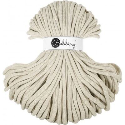 Bobbiny bavlněná šňůra JUMBO 9mm Cashmere Beige