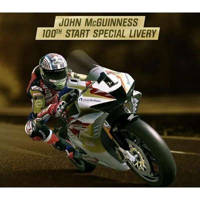 TT Isle Of Man 3 John McGuinness 100th Start Special Livery