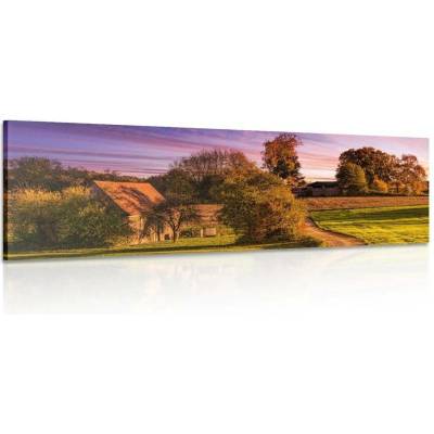 Obraz venkovská krajina - 120x40