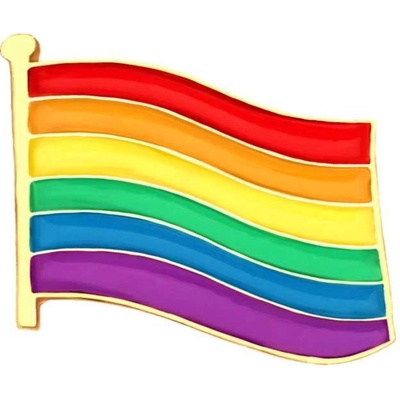 Odznak LGBTI vlajka