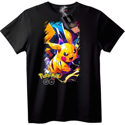 NOONEBRAND Тениска Pikachu от Pokémon GO - 3XL, White
