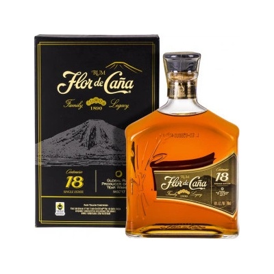 Flor de Caňa 18y 40% 1 l (holá láhev)