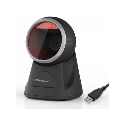 Qoltec Stationary Precision Reader Barcode Scanner And QR 1D | 2D