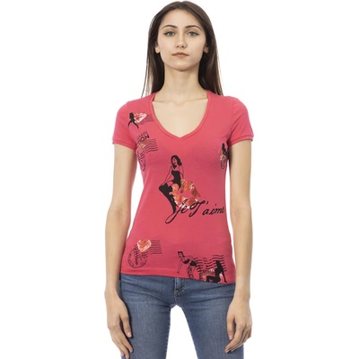 TRUSSARDI Action Дамска тениска TRUSSARDI Action Women T-shirt Ciclamino