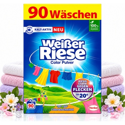 Weisser Riese Intensiv Color prášek na praní 4,5 kg 90 PD