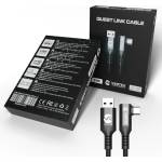 Vortex Virtual Reality VortexVR 3m USB-A към USB-C кабел за Meta Link | за Meta Quest 3 / 3S / 2 (VVR.K3M2.OQ.CABLE.USB.A.3.2)