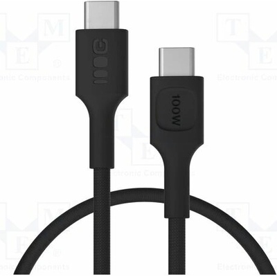 Green Cell KABGC100PS30PB USB 2.0 USB C vidlice z obou stran 0,3m černý
