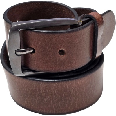Kožený opasek DARK BROWN