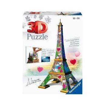 Ravensburger 3D Пъзел Ravensburger 216 части - Айфелова кула Любовно издание, 7011183