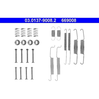 ATE Sada prislusenstvi, brzdove celisti 03.0137-9008.2