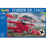 Revell Модел за сглобяване, Revell, Fokker Dr. 1 Manfred von Richthofen, 66 части (R04744)