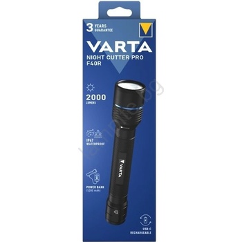 VARTA 18922101111 - LED акумулаторен фенер с вграден powerbank LED/USB IP67 (VA0256)