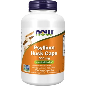 Image 1 of NOW Psyllium Husk Caps 500 mg [200 капсули]