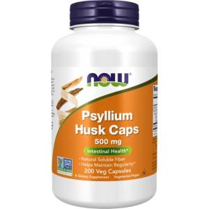 NOW Psyllium Husk Caps 500 mg [200 капсули]