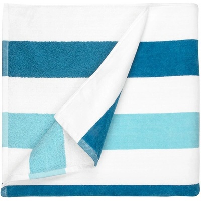 The One Towelling ručník Towel Stripe 90 x 190 cm petrolejová