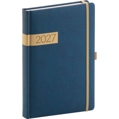 Notique Twill A5 denní 2027 modro-zlatý