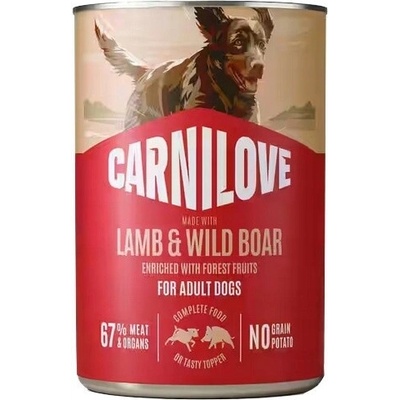 Carnilove jahňacie mäso s divinou 400 g