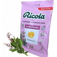 Ricola švýcarské bylinné bonbóny alpská šalvěj bez cukru 75 g