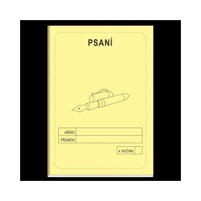 Psaní 4. ročník - školní sešit - Rubínová Jitka