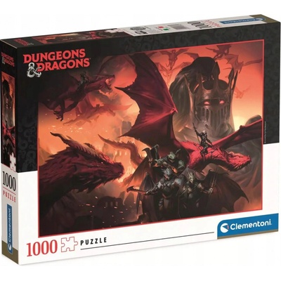 CLEMENTONI Dungeons & Dragons 1000 dílků