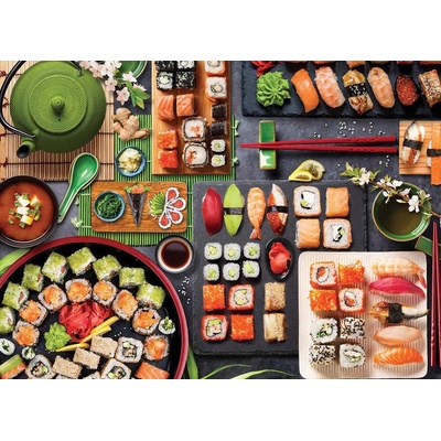 EUROGRAPHICS - Puzzle Sushi Table - 1 000 piese