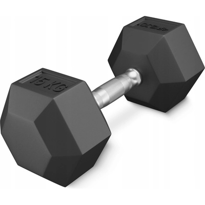 Divio Ocelové činky HEX 15 kg 1 kus