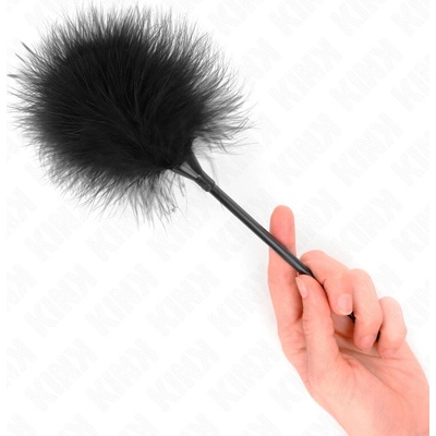 KINK Čierna palica s pierkom 27 cm
