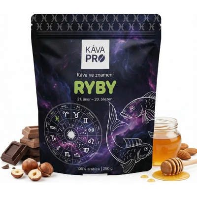 KávaPRO káva ve znamení Ryby mletí filtr 250 g