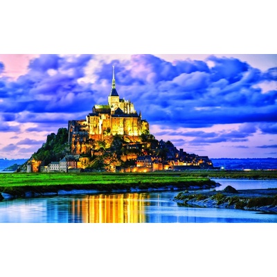 ForWall Fototapeta Mont Saint - Michel vlies 312 x 219 cm