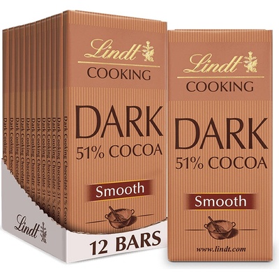 Lindt Cooking Tablet 51% 12 x 200 g