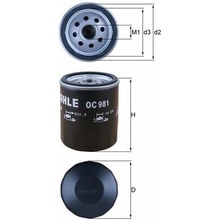 Olejový filter MAHLE ORIGINAL OC 981 (OC981)