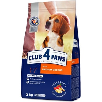CLUB 4 PAWS Dog Medium Adult 2kg