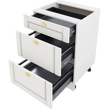 ИРИМ Долен кухненски шкаф Сити БФ-Бяло мат-09-54 60 см