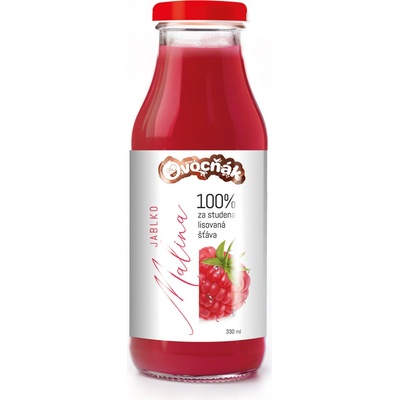 Ovocňák malinový mošt 330ml sklo