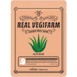 Fortheskin - Super Food Real Vegifarm Double Shot Mask 23ml - Aloe