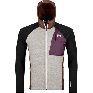 Ortovox Мъжко вълнено яке Ortovox Fleece Grid Plus Classic Knit Hoody Fleece jacket - Dark Chestnut - размер XL (005-4989-0514)