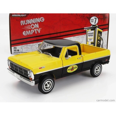 Greenlight Ford usa F-100 Pick-up Pennzoil 1969 Černá Žlutá 1:24